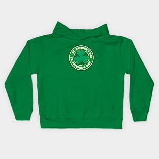 St Patrick's Day Shamrock Kids Hoodie